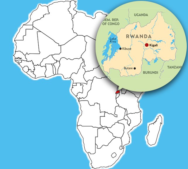 Rwanda Map